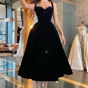 Black Velvet A-Line dress 20